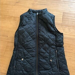 Black XS Puffer Jacket Vest